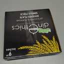 2 x 9" Portion Control Plate - Divided Dinner Plate with Dividers for Adults & Kids - BPA Free, Wheat Straw & PP Construction, Modern Style, Microwave, Dishwasher & Freezer Safe (Pack of 1, Mint Green)