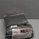 Monbix Queen Comforter Set - 7 Pieces Cationic Dyeing Dark Grey Bed in a Bag Queen Bedding Sets with Comforter, Sheets, Pillowcases & Shams, Reversible Bedding Comforters Sets