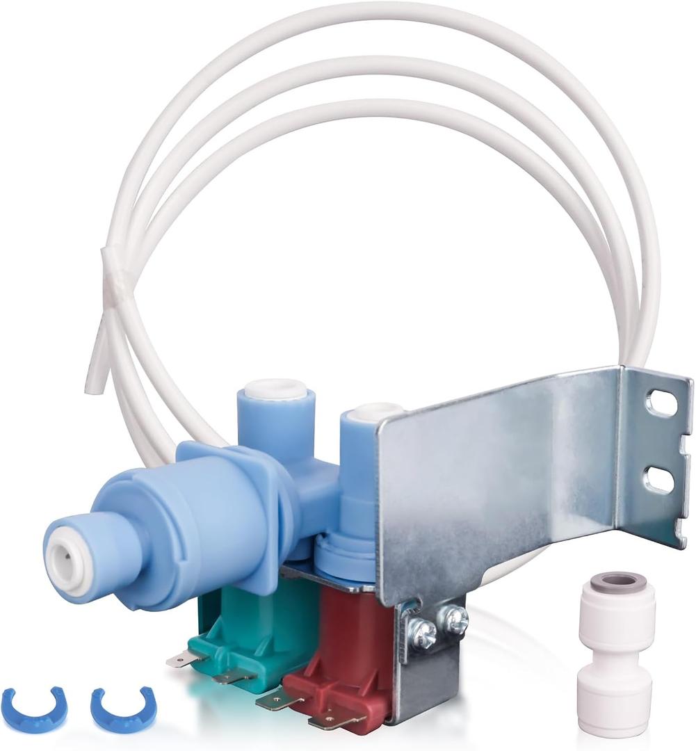 W10179146, WPW10179146, MV708, IMV708 Water Inlet Valve for whirlpool, kenmore, maytag, amana, kitchen aid and ikea Refrigerator(not all models), Replacement W10155357 2186486 2205762