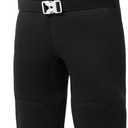 BASSDASH Mens Neoprene Waders Black Reeds Camo for Fishing Hunting with Rubber Boots Foot Waterproof Chest Waders