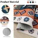 Door Mat Indoor Entrance 2x3 Rug Machine Washable Nomadic Animal Small Area Rug Non-Slip Low Pile Throw Rugs for Entryway, Kitchen, Front Door Indoor Entrance, Entry, Kids Room, Green