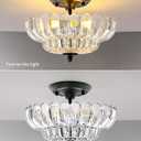 Modern Glass Ceiling Lights, Suitable for Kitchens, Living Rooms, bedrooms, bathrooms, and hallways.