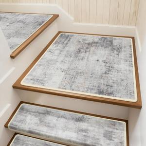 Non-Slip Landing Mat for Wooden Steps Indoor，Carpet Stair Treads