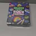Dan&Darci Kids Rock Painting Kit - Glow in The Dark - Easter Gifts Arts & Crafts for Boys and Girls Ages 6-12 - Craft Activities Kits - Creative Art Toys for 6, 7, 8, 9, 10, 11 & 12 Year Old Kid