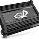 Lanzar 3000 Watt 2-Ohm Stable Monoblock Mosfet Amplifier, High-Power Car Audio Amp with Electronic Crossover Network, Bass Boost Circuit, Low Pass Filter Controls, and Nickel RCA Inputs, 13" x 2"x 9"