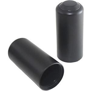 2 PCS Replacement Mic Battery Screw on Cap/Cover/Cup for Shure PGX/SLX Wireless (Black)