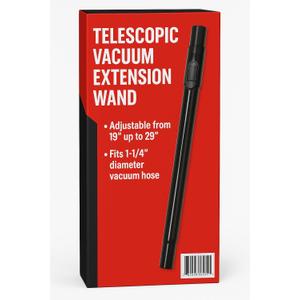 MP Maresh Products Household Cleaning Attachments Compatible with Oreck and Shop Vac 1 1/4" Vacuum Cleaners (Telescopic Extension Wand)