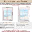 SERLMWNT No Drill Cordless Cellular Shades, Light Filtering Honeycomb Blinds, Thermal Insulated & Noise Reducing Window Coverings for Bedroom, Kitchen, Living Room,White,22" W×36" H