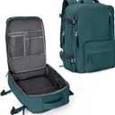 WONHOX Large Travel Backpack Carry on Flight Approved Laptop Work Business Backpack for Women Men Mochila de Viaje (A6-peacock Blue)