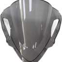 Fit for Kawasaki Ninja ZX-6R zx6r ZX6R ZX-6R 2024 2025 Motorcycle Windscreen Windshield Wind Deflectors Double Shield Motorcycle Windshield Replacement(A)