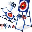 Axe Throwing Bristle Target with 8 Throwing Axes Set,Axe Throwing Game for Indoor & Outdoor,Yard Games,Carnival Games