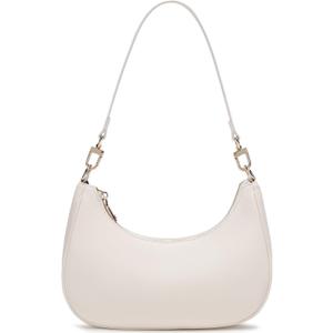 Women's Shoulder Bag Cute Hobo Purse Vintage with Zipper Pocket - Lightweight Underarm Clutch Purse for Daily Use (Beige)