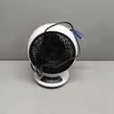 Lasko Whirlwind Orbital Motion Air Circulator Table Fan, 3 Speeds, Timer, Dark Mode, Remote Control for Small and Medium Sized Rooms, White, A12557