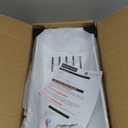 1 Pack | 21" Deep Pull Out Cabinet Organizer Adhesive, 10-Inch Wide Sturdy Carbon Steel Roll-Out Drawers for Face Frame or Frameless Cabinets,Slide-Out Shelves for Pantry. (White)