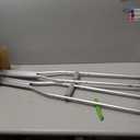 Medline Aluminum Crutches for Kids, Adults & Seniors, Walking Aid, 300 LB Weight Capacity, 1 Pair, Fitting 5'2" - 5'10"