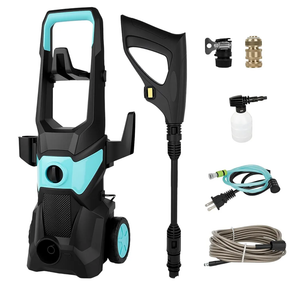 BBTEQEKN Electric Pressure Washer, 4500 PSI 2.8 GPM Power Washer Pressure Washer with Adjustable Nozzle and Foam Cannon, Power Washer with 33FT Hose for Home Car, Garden, Patio Fence
