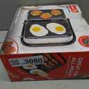 Dash MultiMaker® Flex Press Grill System, Grill and Griddle - Nonstick Removable Plates - Indoor Countertop Electric Grill for Sandwiches, Burgers, and Breakfast - Forged Iron