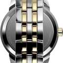 Timex Women's Easy Reader 25mm Watch – Silver-Tone Case White Dial with Two-Tone Expansion Band