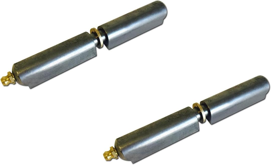 6" Bullet Hinge Steel Body & Pin, Brass Bushing & Grease Zerk 49753 (2)