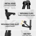 Nicpro Art Folding Easels for Display, 2 Pack 63 Inches Metal Floor Easel Stand Bulk Tripod Black Collapsible for Sign Artist Poster Wedding | with Carry Bag