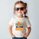 Halloween Shirt for Kids  Cute Skeleton Pumpkin Ghost Holiday T-Shirt for Toddler Boys& Girls, 2T-8T (5-6 Years, Round)