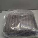 BEDELITE Fleece Throw Blanket for Couch - 300GSM Soft & Warm Fluffy Chotolate Brown Blanket, Decorative and Giftable Striped Blankets for Women, Men, 50"x60"