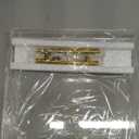 12"x12" Clear Acrylic Serving Tray with Golden Handles, Sturdy Huge Capacity Acrylic Trays for Coffee, Juice, Kitchen and Desk Organizer, Storage Tray (12"x12")