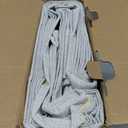MIULEE 100% Blackout Linen Curtains for Bedroom 52x96 Inches Birch