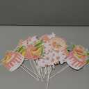 Peach Centerpieces for Table - 24Pcs Sweet As a Peach Centerpiece, Double-Sided Printing Peach Centerpieces for Baby Shower, Birthday Party, Wedding Supplies