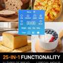 25-IN-1 Automatic Bread Machine | 2lb Size with Visible Lid, Auto Nut Dispenser, One-Touch Display, 13-Hour Delay Timer & Recipes – Easy to Use, High Success for Homemade Bread