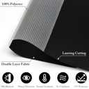 GHV Corded Zebra Blinds for Windows Blackout Dual Layer Privacy Shades for Indoor Windows Light Control for Day and Night Home Office (Black, 35 in(W) x 64 in(H))