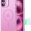 ESR for iPhone 16 Plus Case, Camera Control Cover, Compatible with MagSafe, Shockproof Military-Grade Protection, Magnetic Phone Case for iPhone 16 Plus Case, Classic Hybrid Case, Frosted Pink