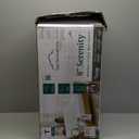 Bassinet & Bedside Crib with Height Adjustment & Wheels - Can Be Placed Next to Bed - Attaches to Parents Bed - Easy to Fold & Carry Bassinet (Grey)