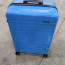 Amazon Basics 30" Hardside Large Checked Luggage, Expandable For Up to 15% More Space, With Scratch-Resistant Surface, Four Multi-directional Wheels, Telescoping Handle, Light Blue