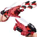 2 x Water Guns 2 Pack Spider Web Water Guns Toys with Glove for Kids, Summer Pool Party Fun Outdoor Water Fighting Toys for Kids