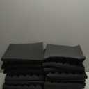 24 Pack-12 x 12 x 2 Inches Pyramid Designed Acoustic Foam Panels, Sound Proof Foam Panels Black, High Density and Fire Resistant Acoustic Panels, Sound Panels, Studio Foam for Wall and Ceiling