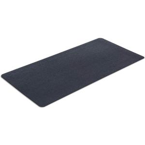 MotionTex Exercise Equipment Mat for Under Stationary Bike, Spin Bike, Exercise Bike, Treadmill, Fitness Equipment, Home Gym Floor Protection, 24" x 48", Black