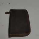 Leather Notebook Cover for Field Notes, Handmade Journal Cover for Moleskine Cahier Journal, Leather Cover with Pen Holder fits 3.5" x 5.5" Pocket Notebook - Coffee