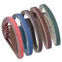 40PCS 1/2 x 18 inch Sanding Belt Kit Each of 36 60 80 120 240 Grits Ceramic and Aluminum Oxide Grinding Belts Replacement for The Ken Onion Edition of Work Sharp Knife and Tool Sharpener