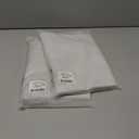 2 x MIULEE Blackout Valance Rod Pocket Thermal Insulated Window Treatment Tiers Solid Short Curtain for Small Window Bedroom 52 x 18 Inches 1 Panel Greyish White