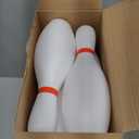 Liberry Kids Bowling Set, 10 Plastic Toy Bowling Pins & 2 Balls, Toddler Indoor Outdoor Sports Games, Educational Birthday Gifts for Boys Girls Ages 2 3 4 5 (White)