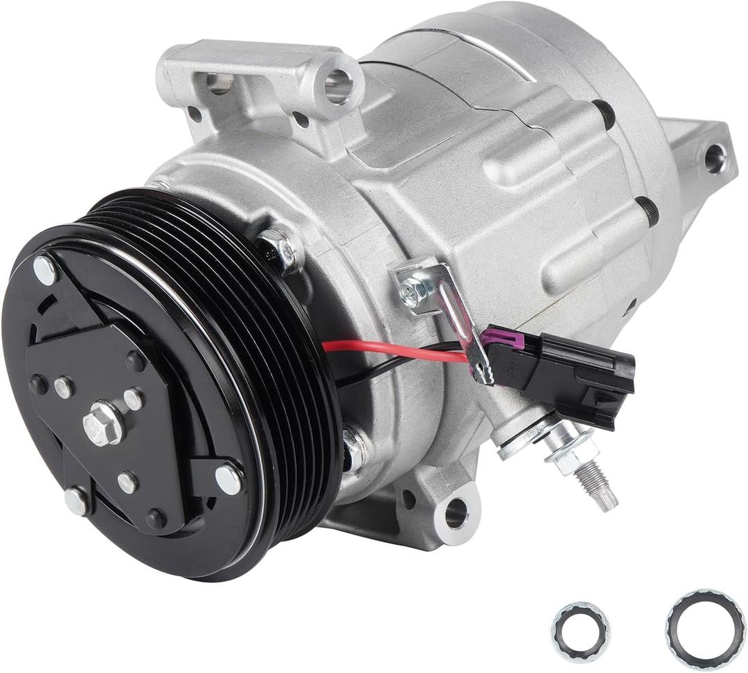 Air Conditioner A/C Compressor with Clutch Fits for Ford Fusion 3.5L 2010-2012, Fits for Lincoln MKZ 3.5L 2007-2012, Replaces CO 11213C