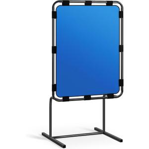 Baseball Strike Zone Target for Plastic Balls, Pitching Training Strike Zone, Height Adjustable, Ideal for Balls Training, Suitable for Indoors & Outdoors Various Occasions, Blue