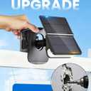 2 x LUHLEE Solar Sign Lights Outdoor, Clip On Solar Light for Real Estate Signs, 65 LED 6000K Bright White, 270° Wide Angle, IP65 Waterproof, Dusk to Dawn Auto On/Off (2)