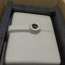 20 Inch Rectangle Undermount Bathroom Sink 19.5" X 15.9" Under Counter Vanity Sink Opening Size 17.5" x 13.78" White Porcelain Basin Sink Lavamanos Para Baos KINGWONG, 19.5" X 15.9" X 7.25"