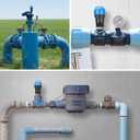 Threlaco 2 Pack Air Release Valve 3/4 Inch Air and Vacuum Release Male Thread Air Relief Air Bleeder Valve Vent Irrigation Water Saving System for Agricultural Drip Systems