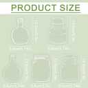 9 x 20pcs Transparent Dried Flower Bookmark, Botanical Specimen Clear Bookmark Beautiful Flower Page Pressed Clips Crafts for Reading Scrapbook DIY (Style C)