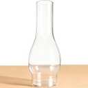 Oil Lamp Chimney Replacement,3 Inch Base x 10 Inch Tall Kerosene Lamp Globe,Clear Glass OilLamp Globe,Hurricane Lamp Globes Shade Cover,Glass Chimney For Oil Lamps For Indoor Use Oil Lamp Parts
