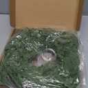 MISSPIN 6ft Christmas Garland with Lights, Real Touch Cedar Pine Garland, Green Artificial Greenery Garland for Table, Mantle, Wall, Indoor, Outdoor Christmas Decorations