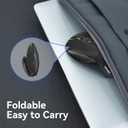 TECKNET Folding Wireless Mouse, 2.4G Travel Mouse Portable 3 Adjustable DPI 2000/1500/1000 Compatible with Notebook, PC, Computer
